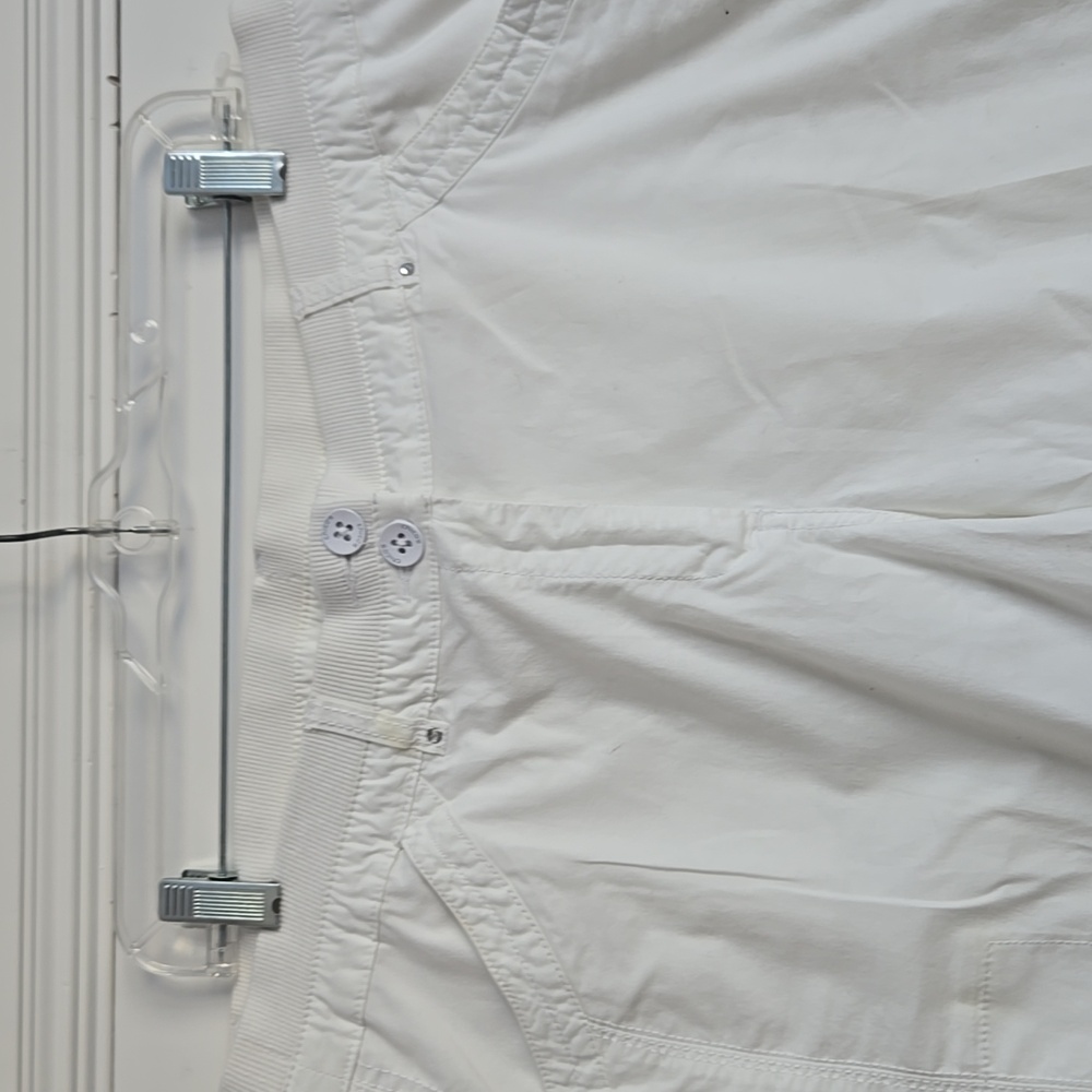 White Cargo Pants - Picture 3 of 10